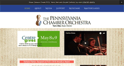 Desktop Screenshot of centreorchestra.org